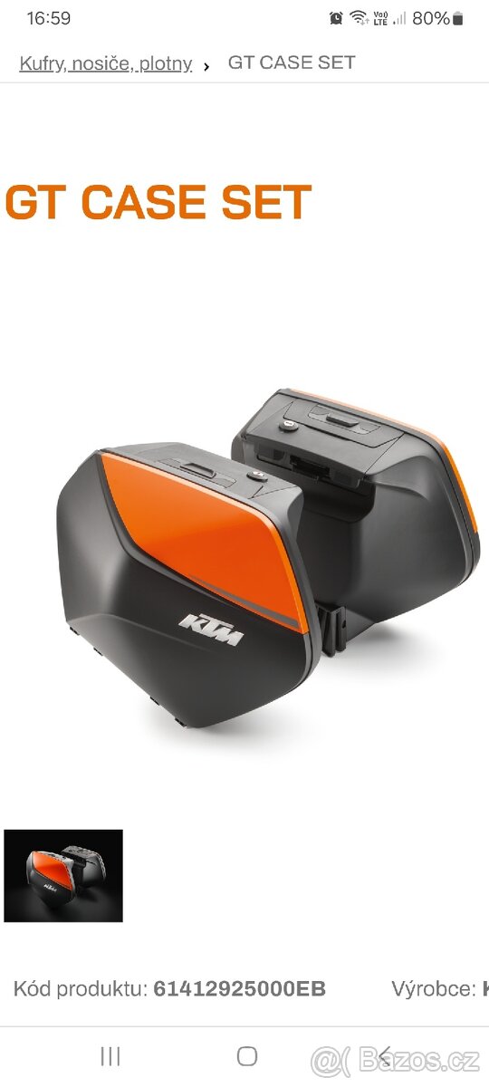 Poptávám kufry na KTM superduke GT