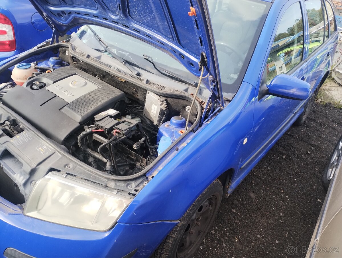 Díly Škoda Fabia 1 motor převodovka dveře kapota blatník