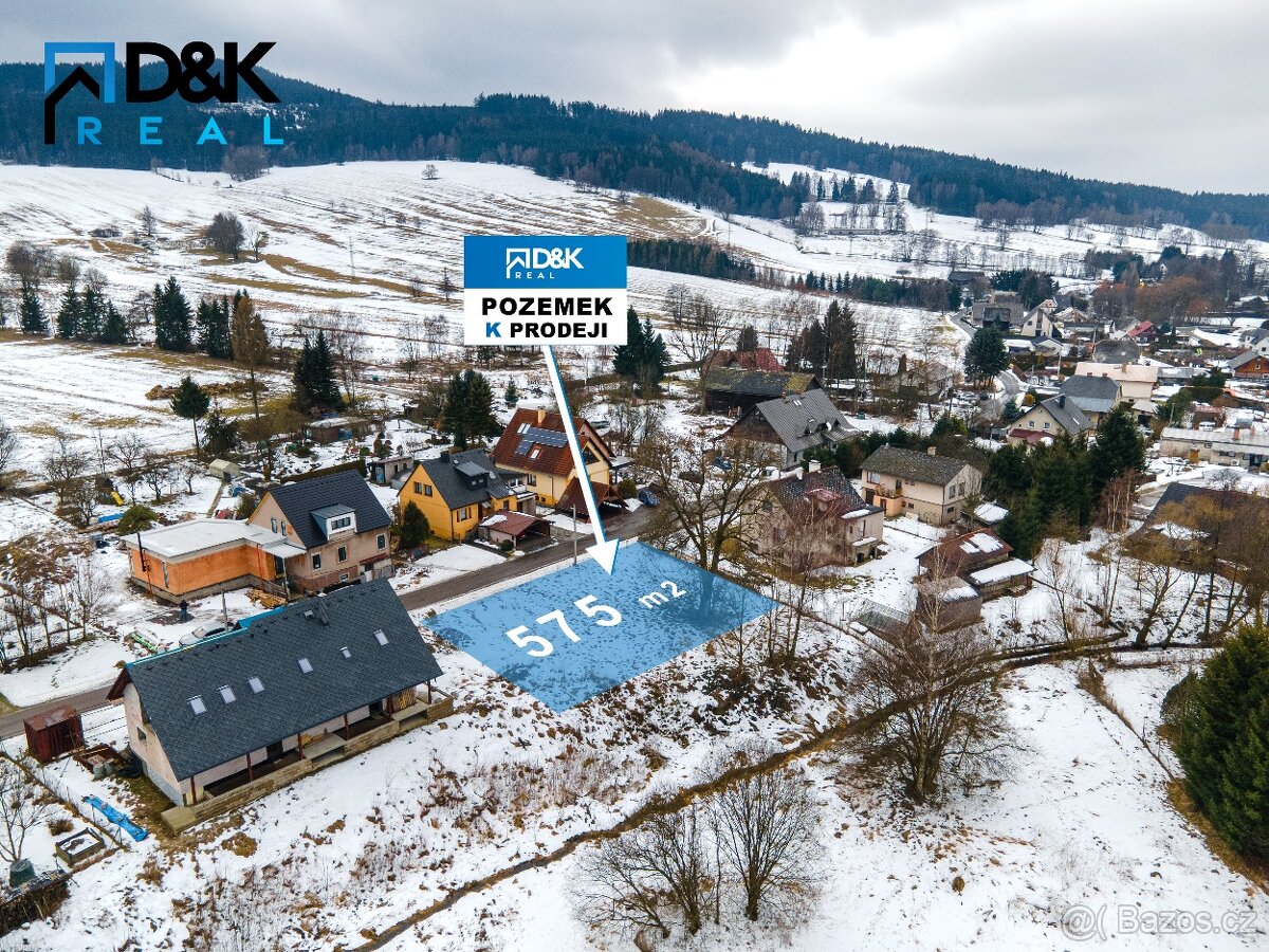 Prodej pozemku k bydlení, 575 m², Lichkov