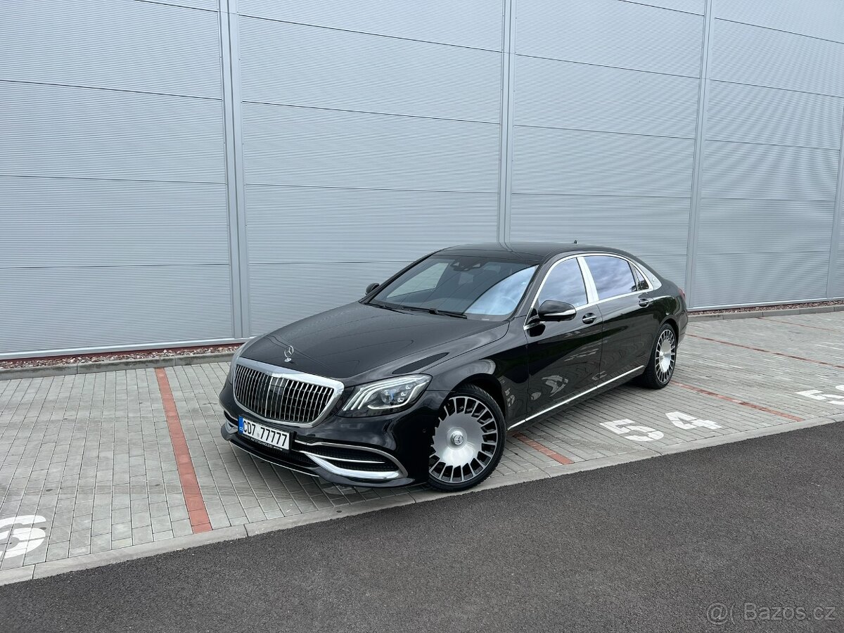 Mercedes S560 Maybach , 2018,160tkm, ČR, DPH, Top stav