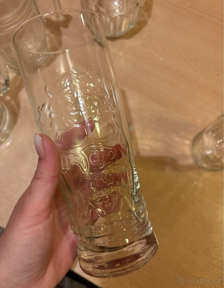 Sklenice - půllitr 0,5l - 0,3l - Radegast a jiné