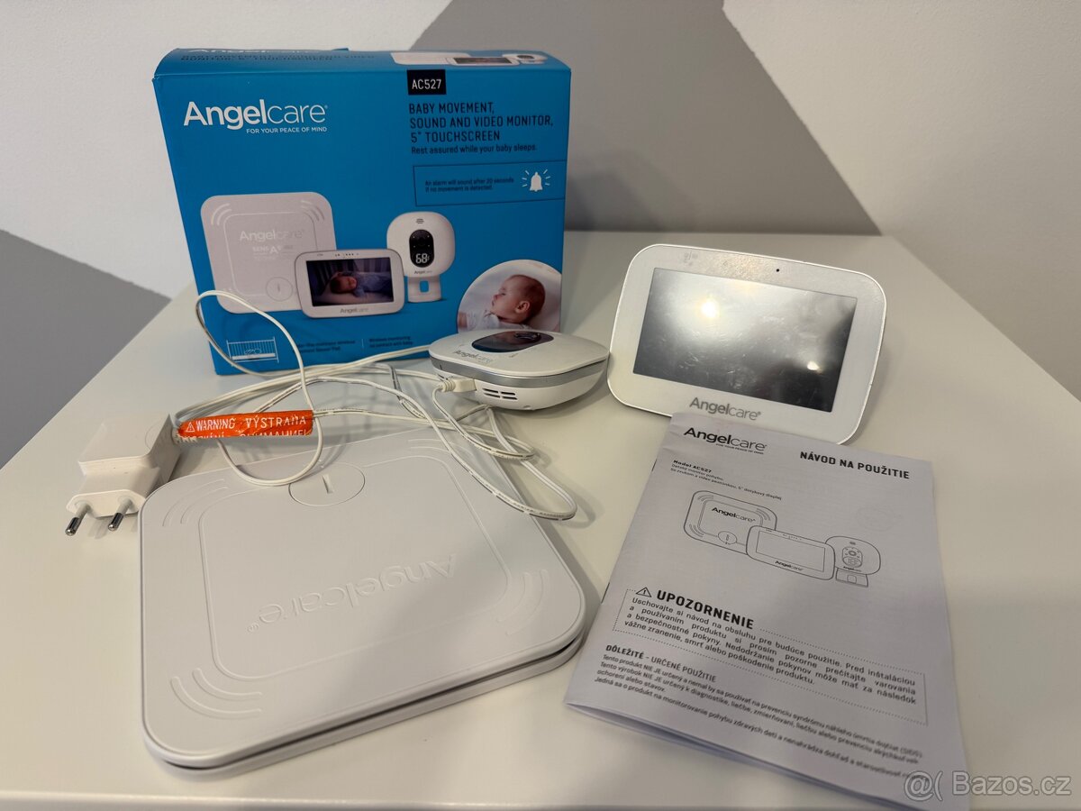 ANGELCARE monitor pohybu dechu a elektronická video chůvička