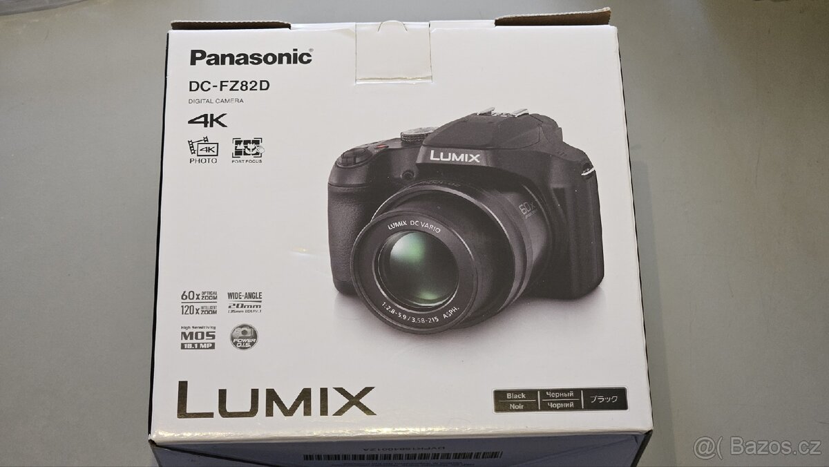 Digitální fotoaparát Panasonic Lumix DC-FZ82D černý