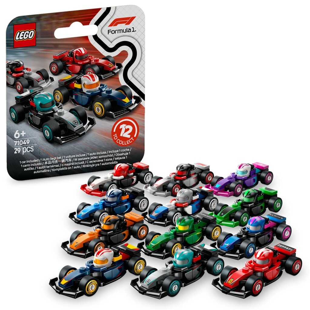 LEGO Minifigurky/formulky Sběratelská závodní auta F1 71049
