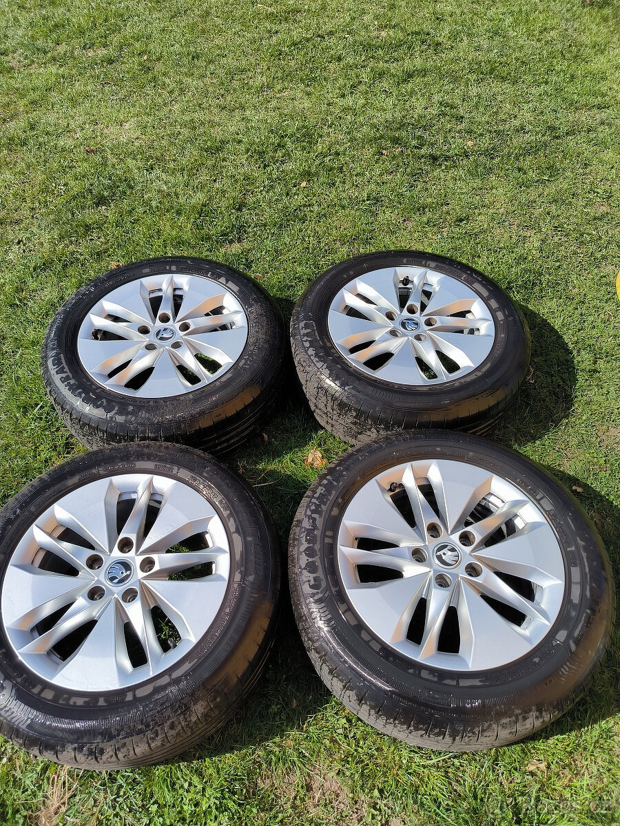 4 org. ALU kola ŠKODA 16´, 5x112 205/60/16 OCTAVIA IV