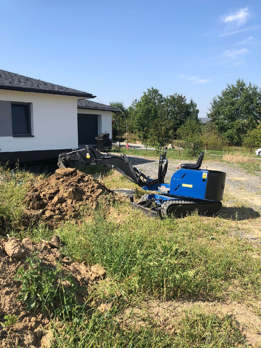 Prodám minibagr značky Masuan. Jedná se o Český výrobek