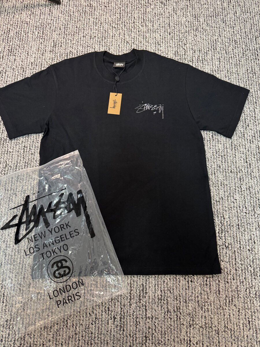 tričko stussy basic Tee Black