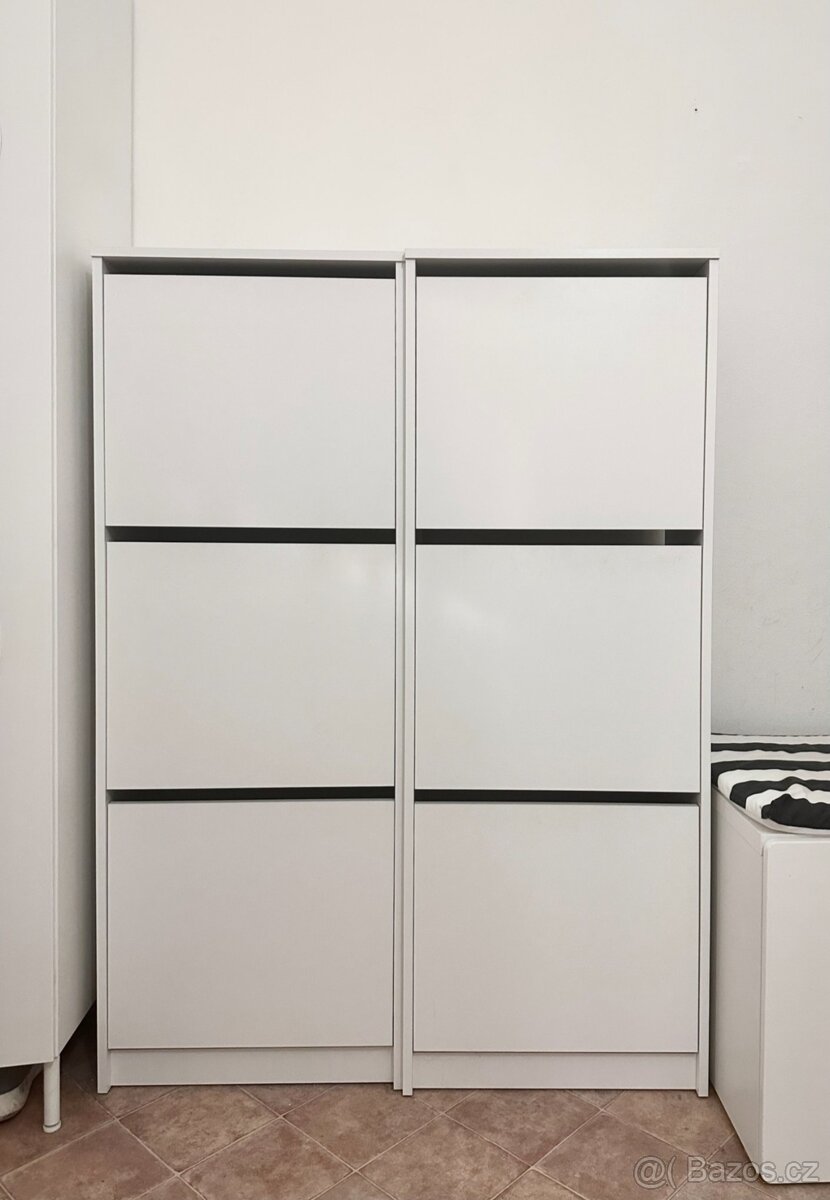 2x Botník IKEA BISSA