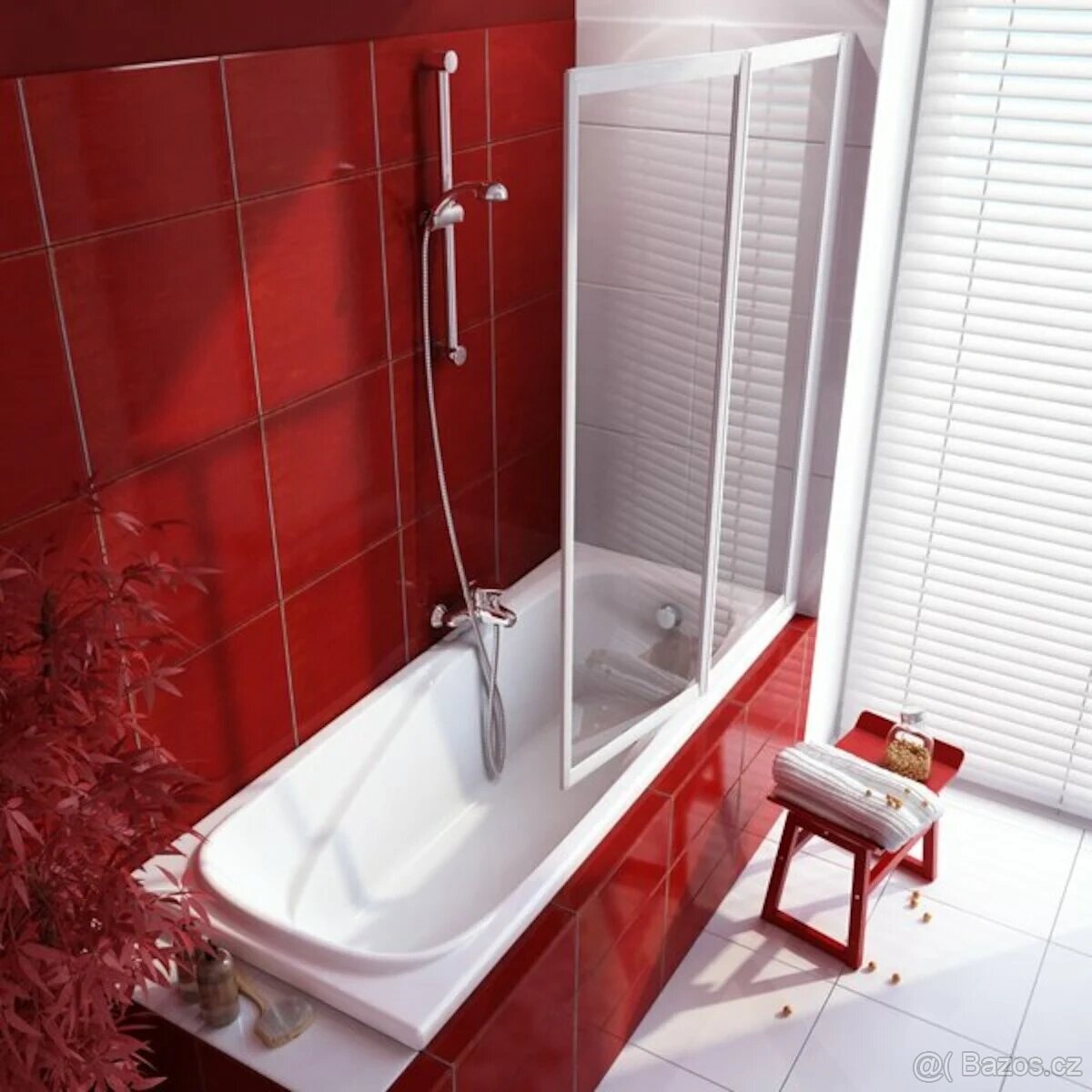Obdélníková vana Ravak Vanda II 170x70 cm akrylát levá i pra