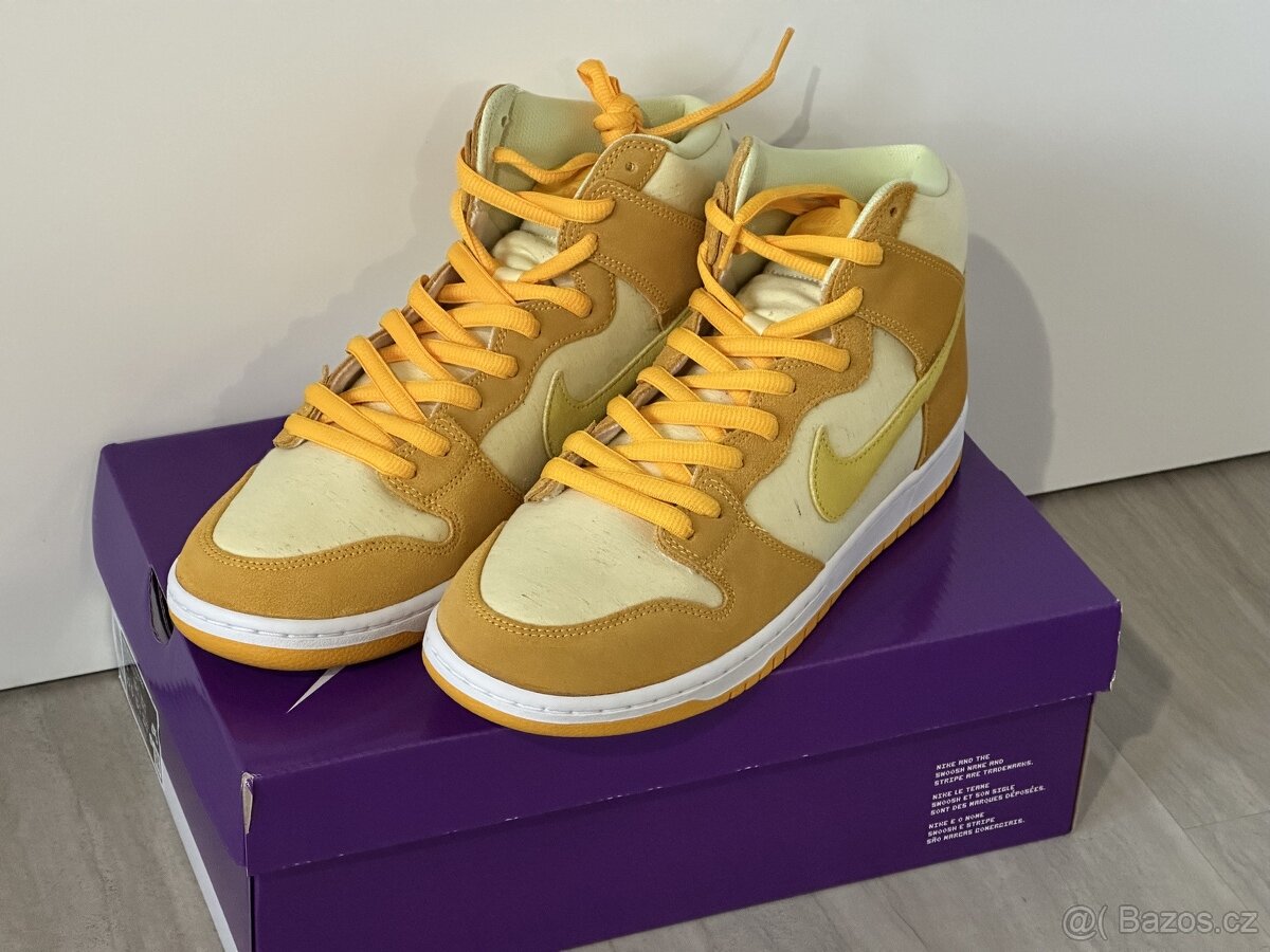 NOVÉ tenisky Nike SB Dunk High Pineapple 45