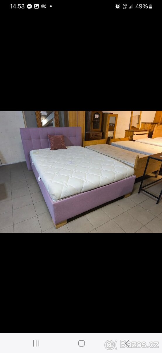 Postel 140x200 +matrace
