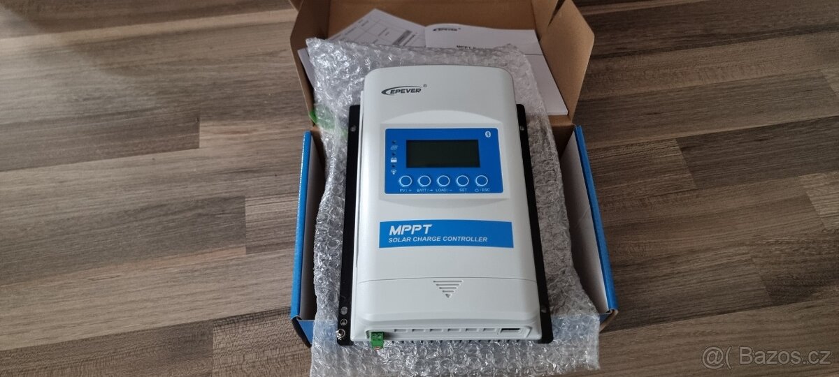 Epever MPPT solární regulátor s bluetooth nový se zárukou