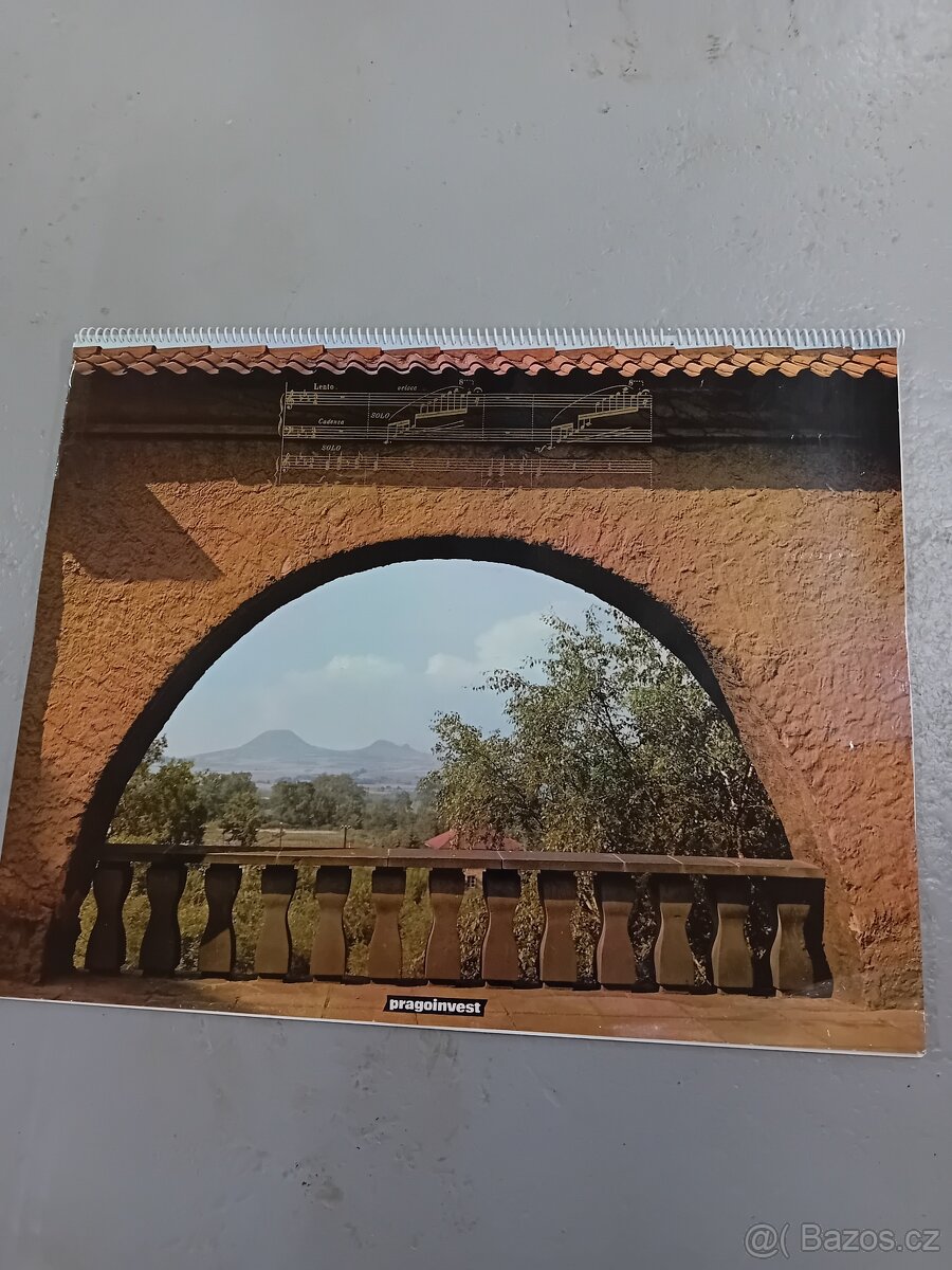 Nástěny kalendář Pragoinvest 1970