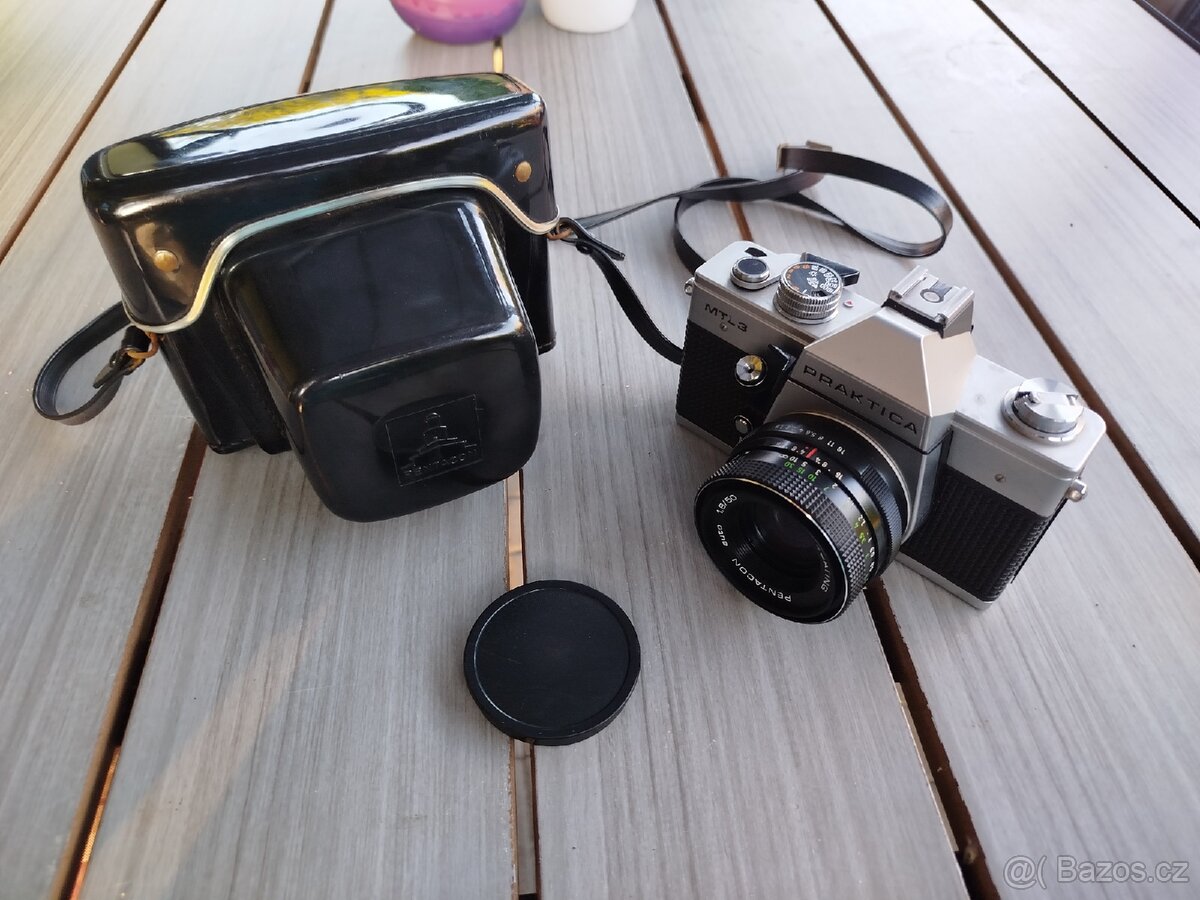 Fotoaparát Praktica MTL 3 + pouzdro a objektiv
