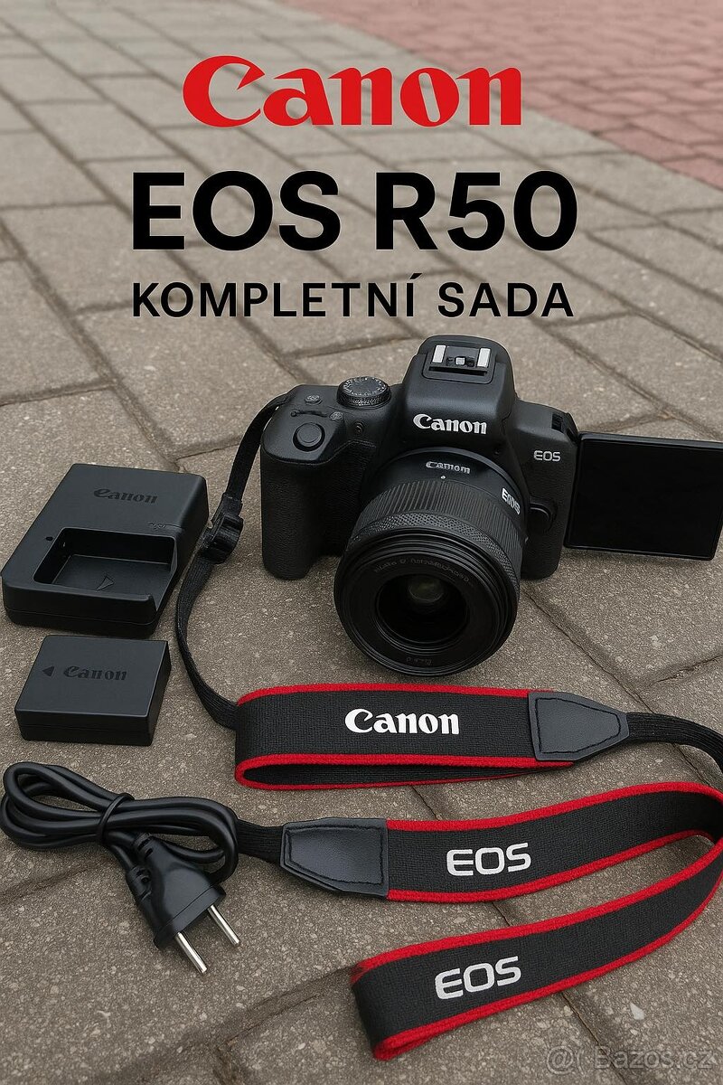 Digitální fotoaparát - bezzrcadlovka Canon EOS R50 černá