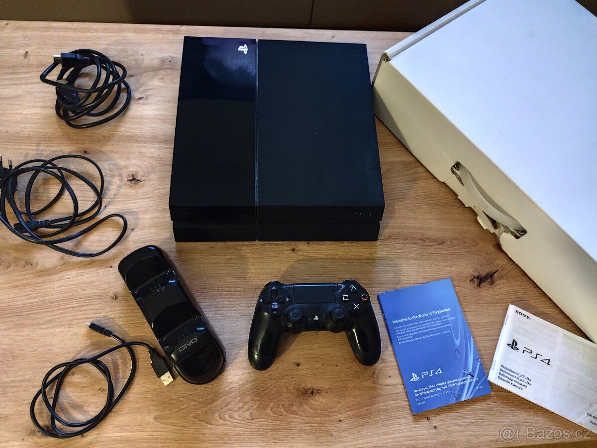 Sony PlayStation 4 1T CUH-1116B s originálním Gamepad+stojan