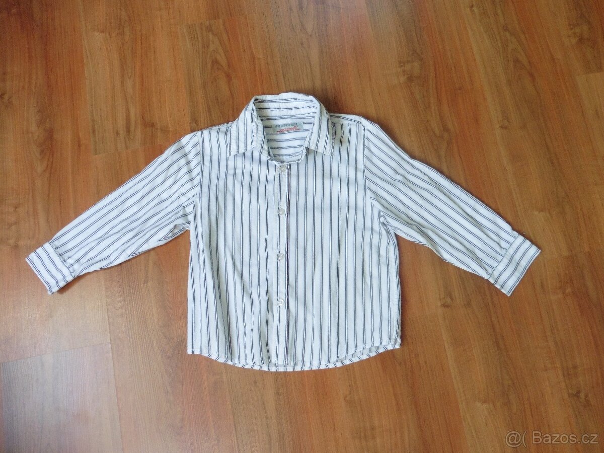 2x košile na 5-6 let, 116 cm