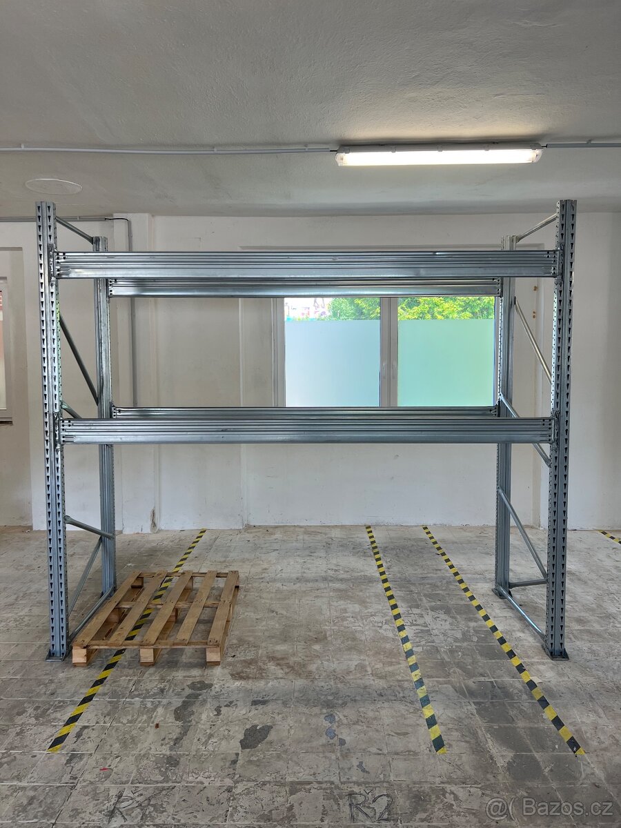 Paletový regál 2500x2700x1000mm