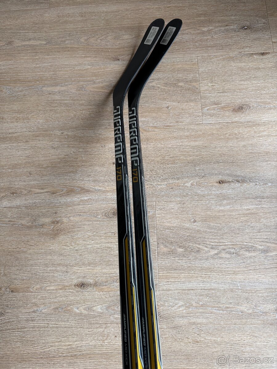 Nová hokejka BAUER Supreme 170, JR, flex 52, pravá P92