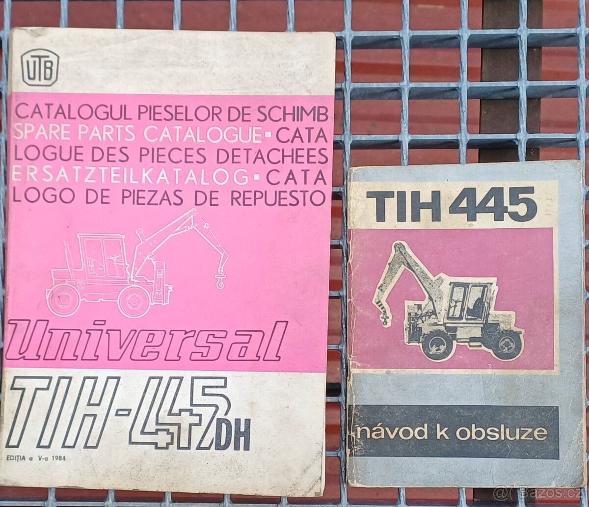 Prodám originální knihy k nakladačům