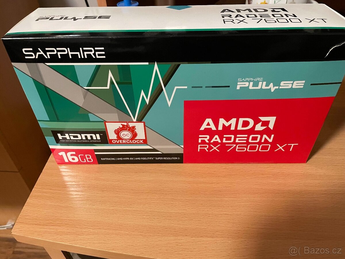 SAPPHIRE PULSE AMD Radeon RX 7600 XT GAMING OC 16G