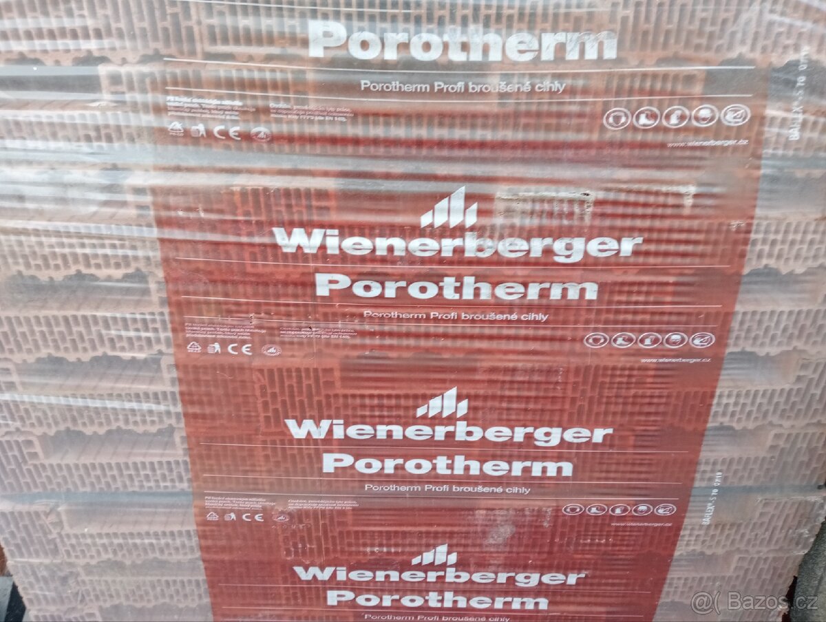 Porotherm 44 EKO + Profi 1/2 K a 37 1/2 prodám.
