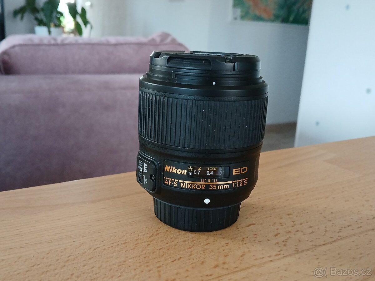 Nikon 35mm 1.8 af-s fx fullframe Nikkor f/1.8 originální kra
