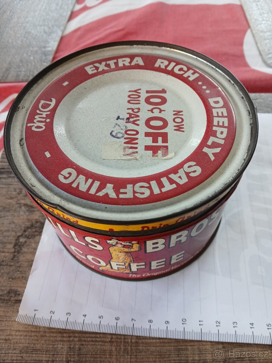Stará plechovka od kávy - USA