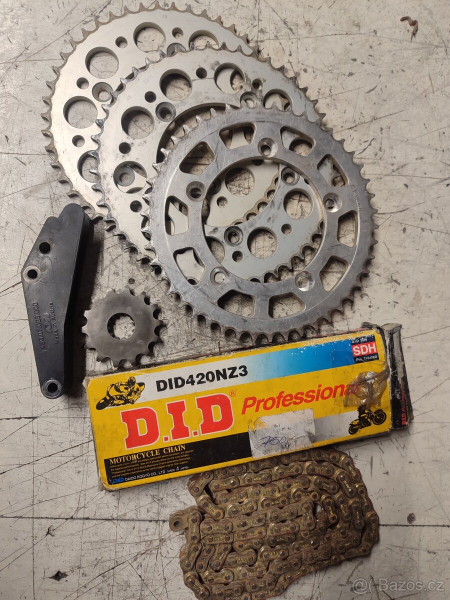 KTM sx 65 řetězová sada - díly