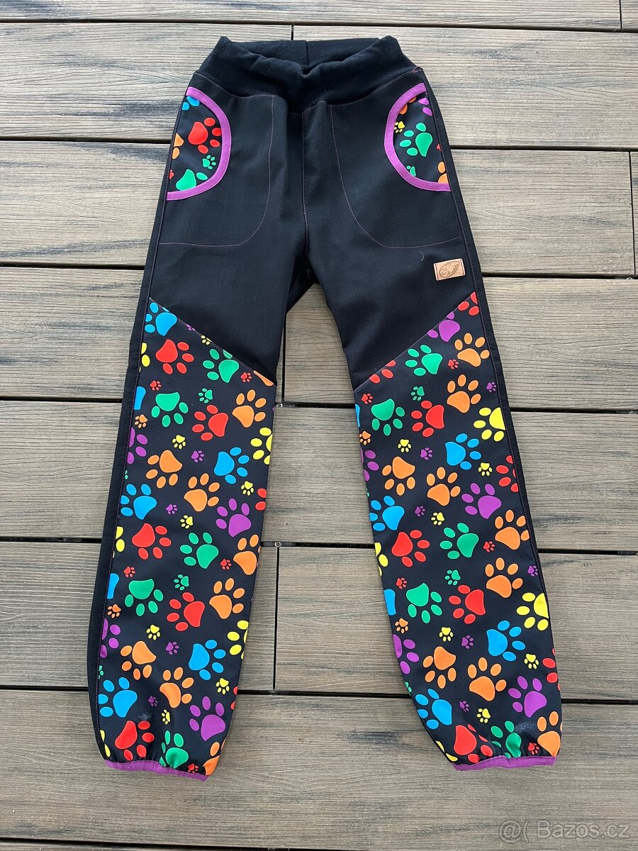 Softshellove dětské kalhoty