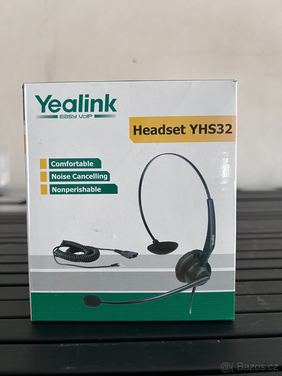 Yealink YHS32 / profesionální headset / 3ks