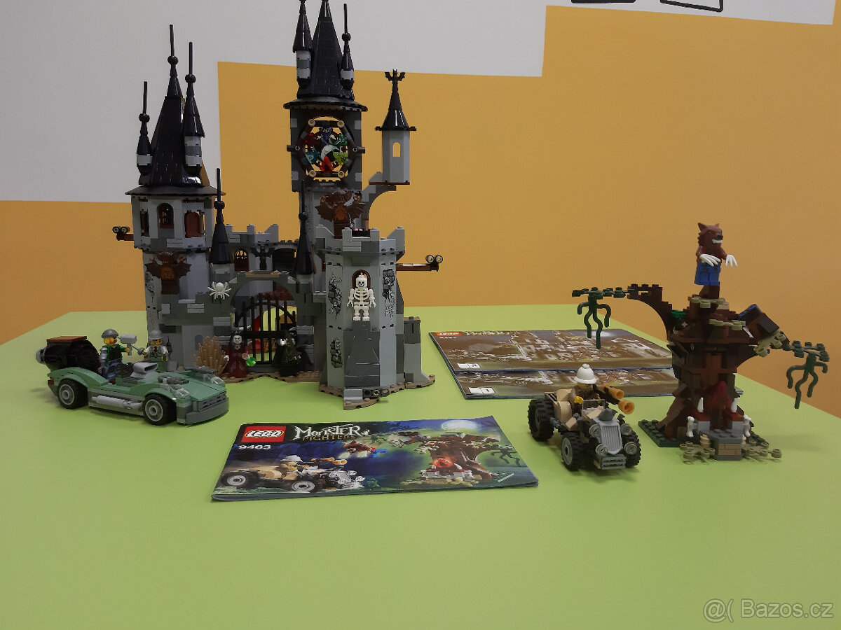 LEGO 9468, 9463 - séria Castle - Vampírsky hrad + Vlkolak
