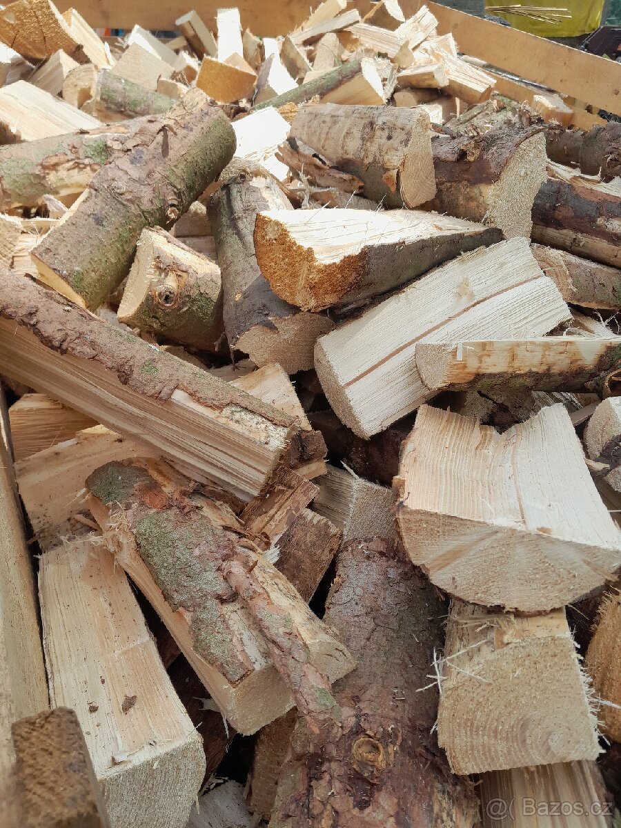 Palivové dřevo, štípané palivove drevo, stipane drevo,