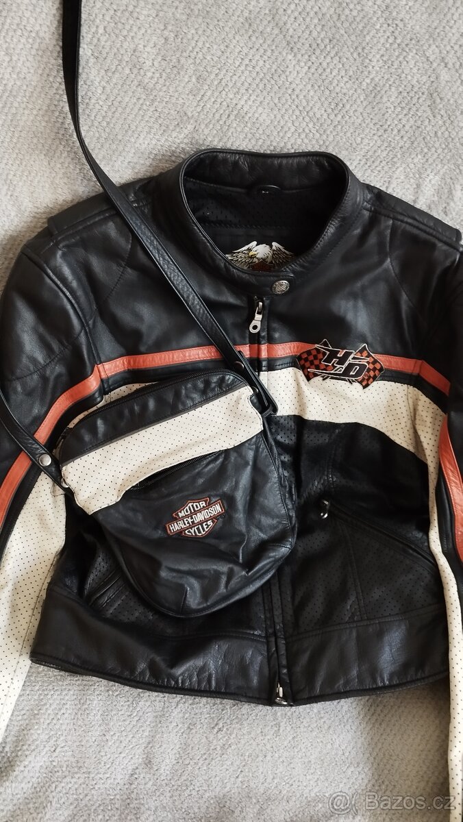 Harley-Davidson Pipe Dream perforovaná s kabelkou