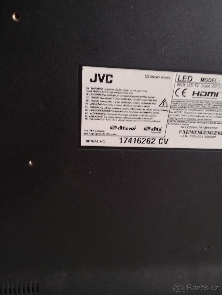 Prodám televizi JVS Uhl.80