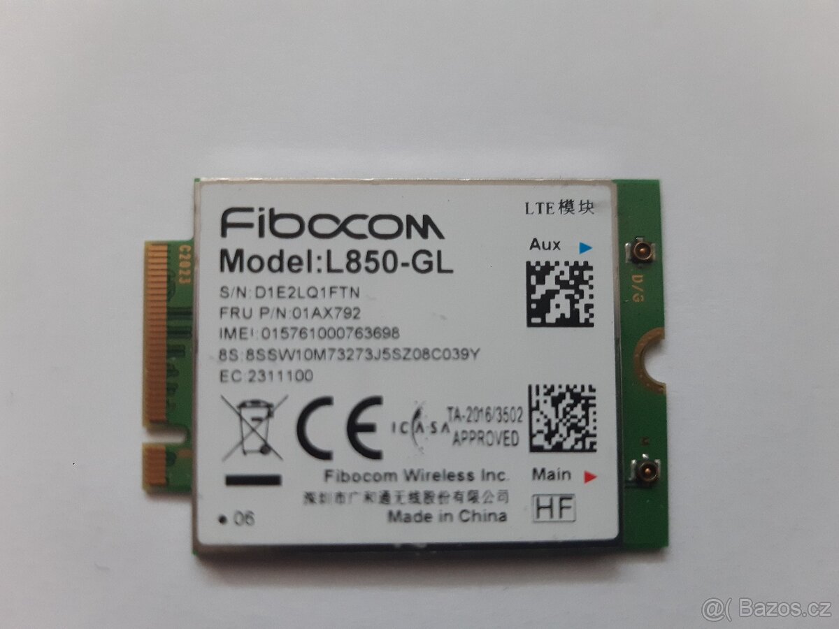 4G LTE modul Fibocom L850-GL