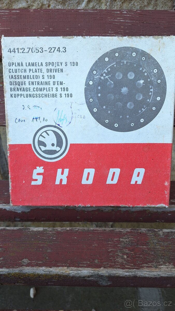 Škoda - lamela spojky S 190