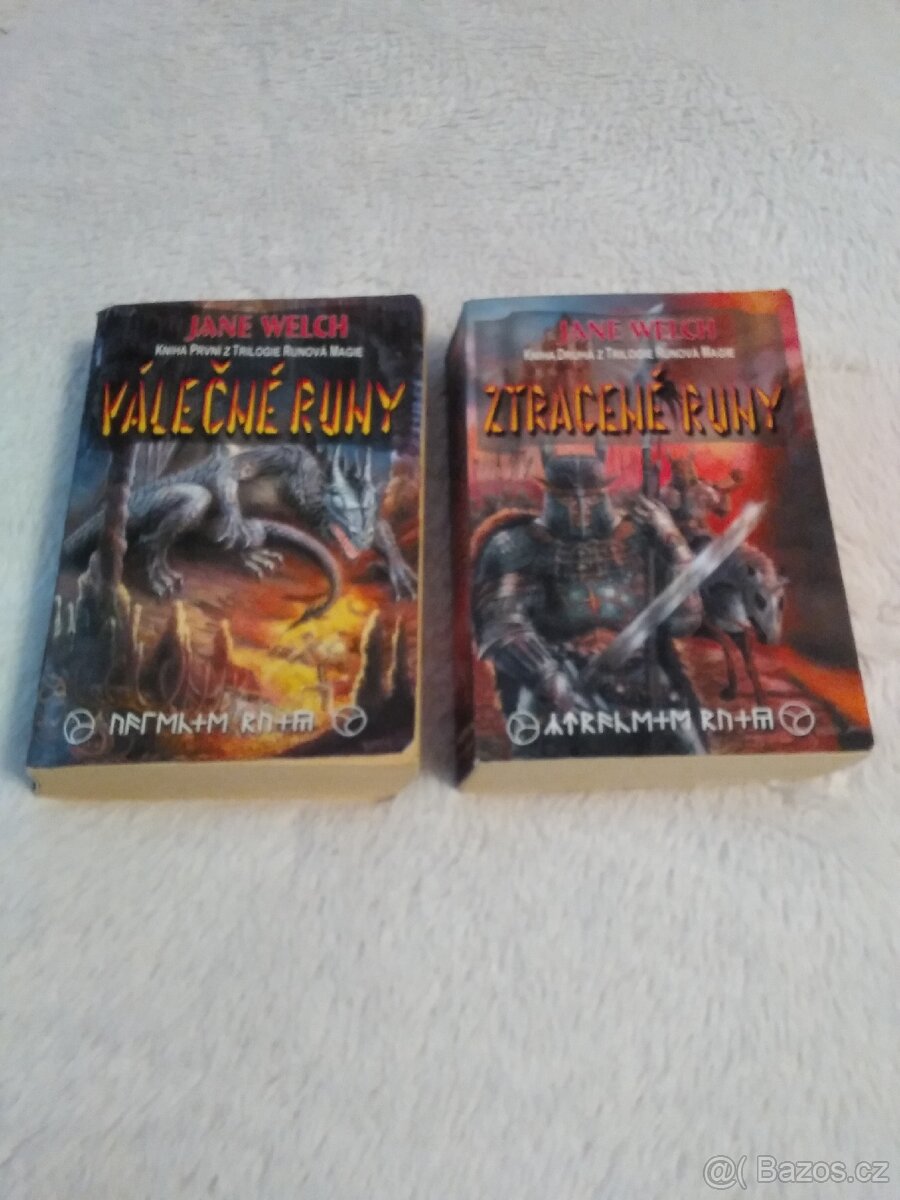 Knihy - VÁLEČNÉ A ZTRACENÉ RUNY 1,2 díl, J. Welch