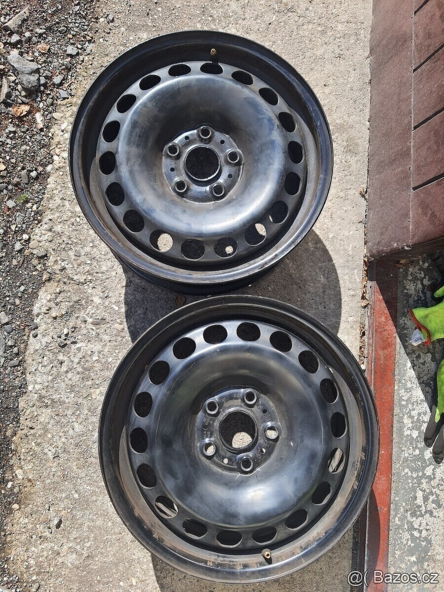 Plechove disky Vw 5x112 6,5x16 ET41 B8