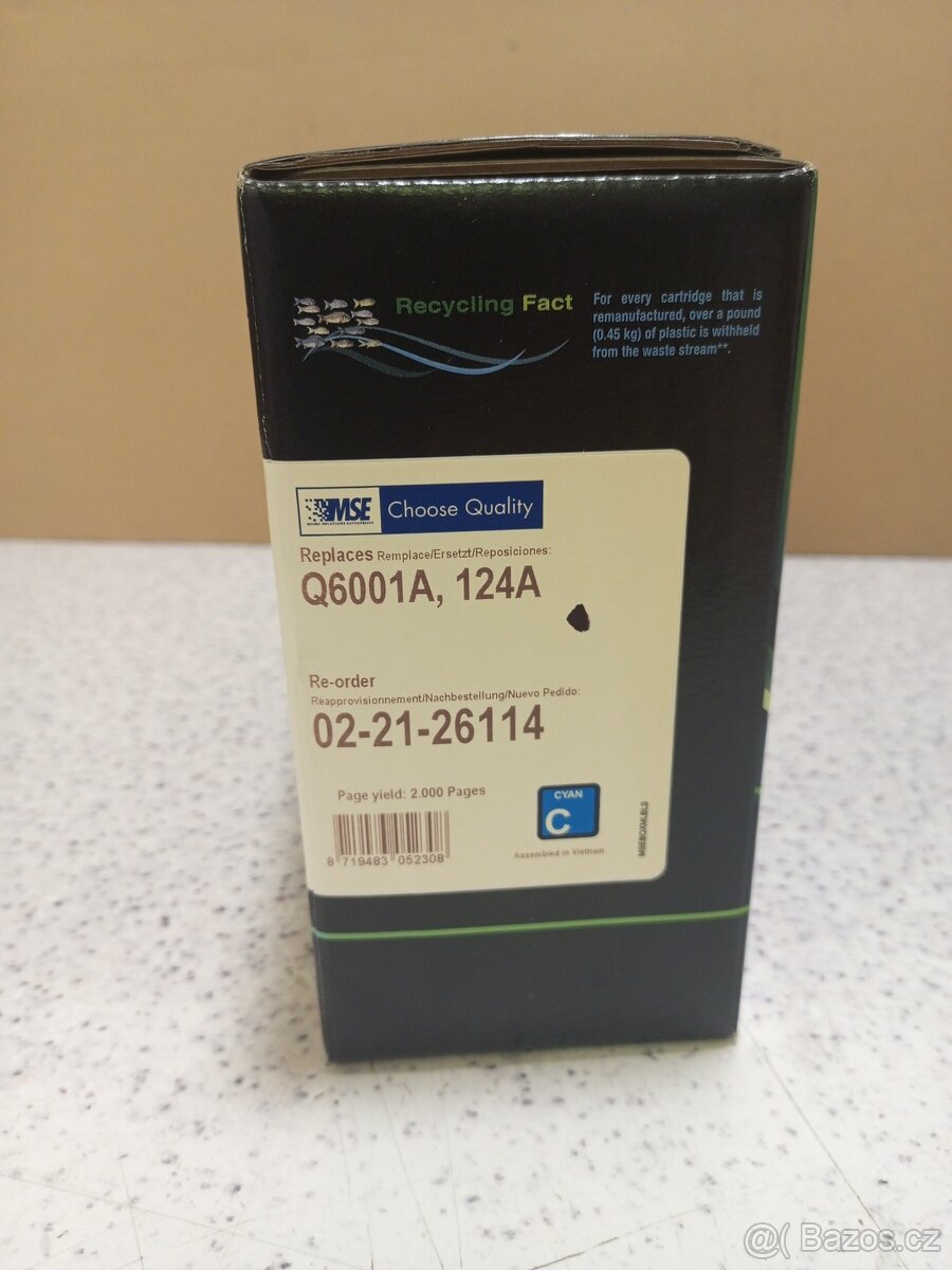 Toner MSE Q6001A do tiskárny HP CLJ 1600,2600n,2605,CM1015mf