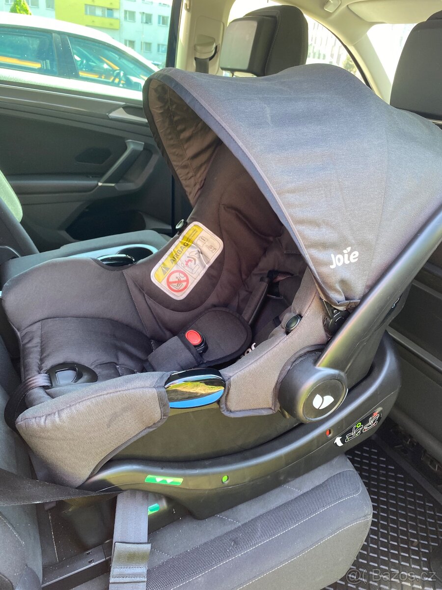 Dětská autosedačka vajíčko Joie i-Gemm 2 2023 šedá + ISOFIX