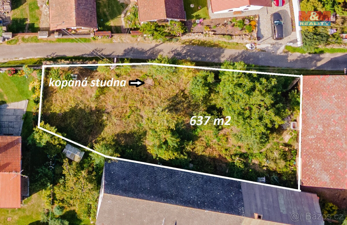 Prodej zahrady, 637 m², Nevězice