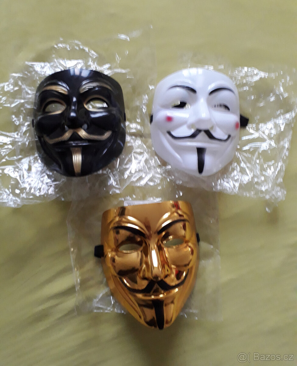 ANONYMOUS plastová maska