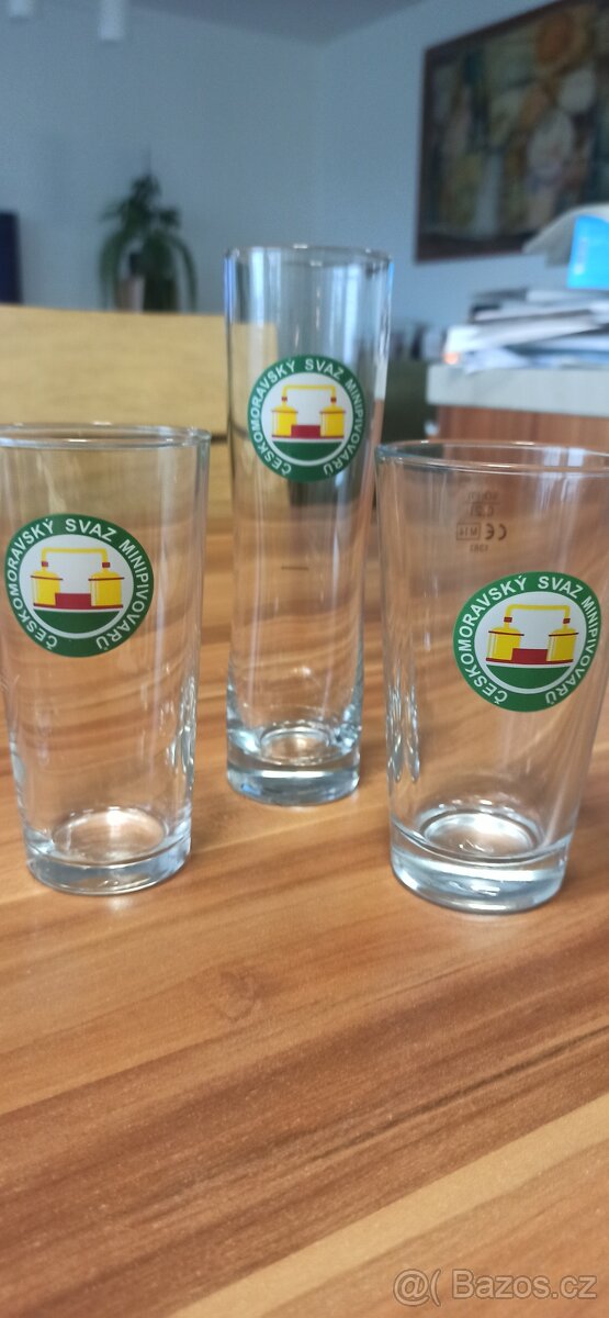 Skleničky na pivo - Českomoravský svaz minipivovarů