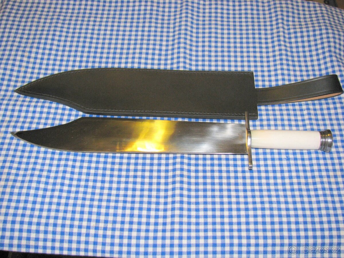PEVNÝ NŮŽ - BOWIE TEXAS - WINDLASS / OCEL - VYS.UHLÍ.-1085