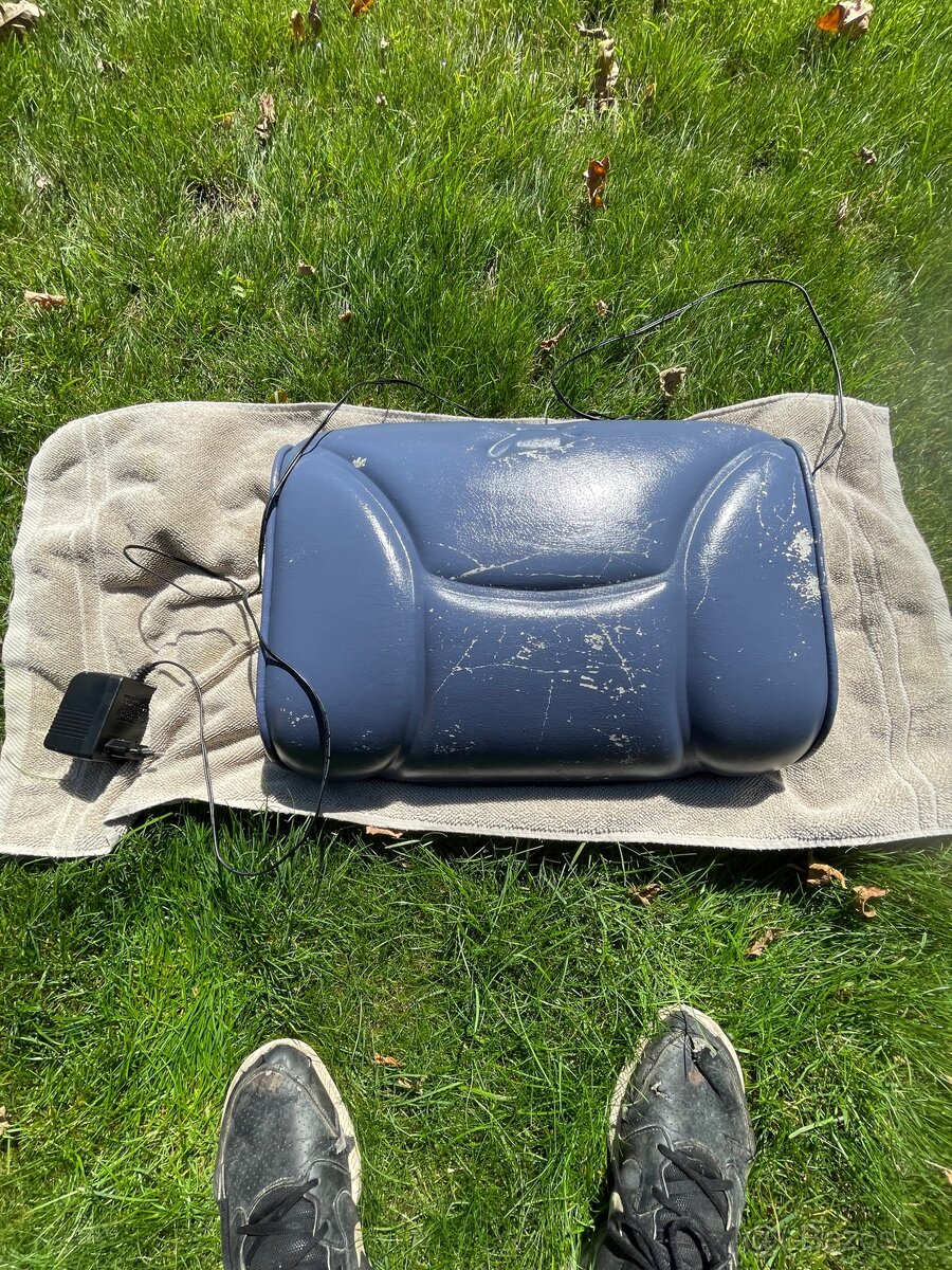 Masážní polštář na záda a zadek, na sedačku/židli