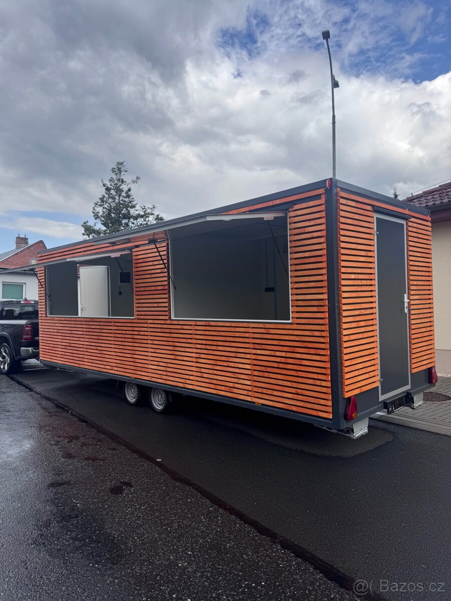 Gastro přivěs, pojízdná prodejna, food truck celá ČR, SK.