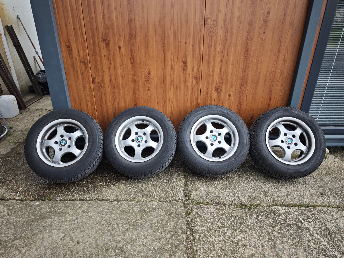 Alu kola 5x120 7Jx15H2,ET15 Rial + zimní pneu 205 65 15