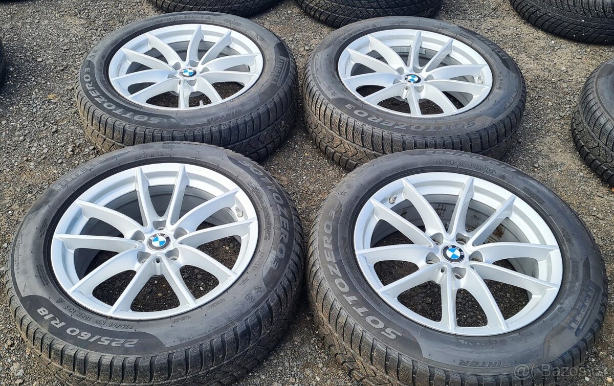 Orig. Alu kola BMW X3, X4 5x112 Pirelli 225/60R18