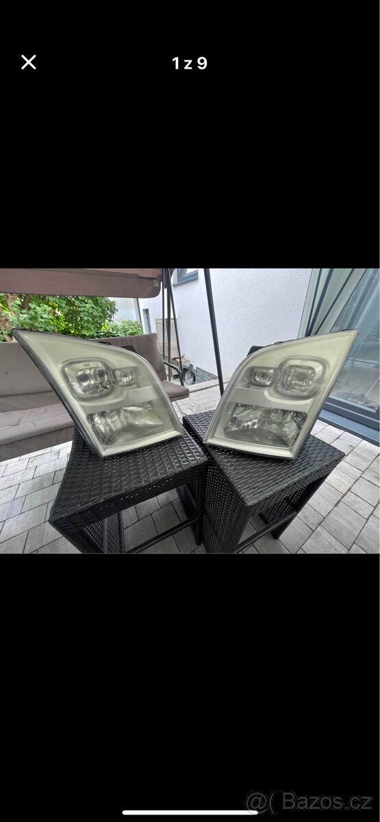 Přední světla Ford Transit mk7